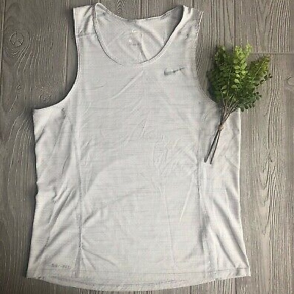 Nike Mens Dri Fit Racing running Singlet Tank Mesh Nike Racing Men's Running Tank Top | Men's Athletic Wear in